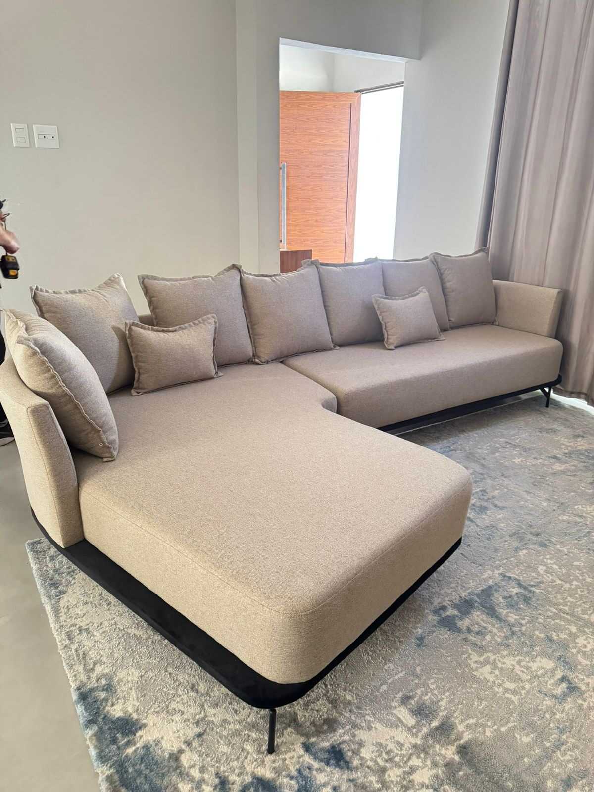 Estofado living com chaise foto 1